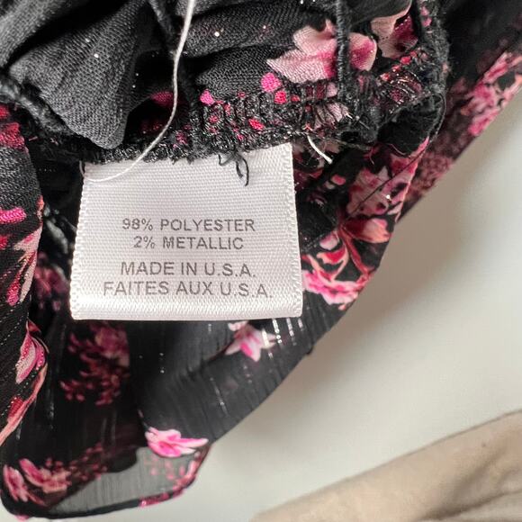 Misa Floral Smocked Mini Dress Size XL - Picture 4 of 9